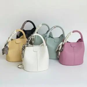 CMB418A여성 스카프 매듭형 미니 파우치 투웨이 하객룩 토트백