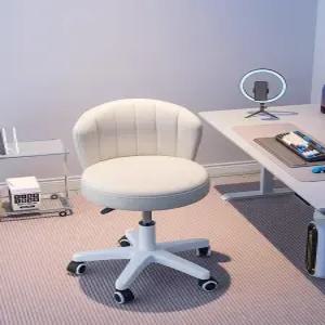 등받이 회전 의자 진료실 상담실 원형 가정용 바퀴 높이조절 회의실