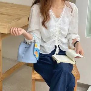 [다잇템] 여자 스카프매듭 2WAY 들러리룩 미니파우치 버킷 토트백