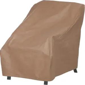 덕커버 에센셜 방수 26인치 파티오 하이백 의자 커버 야외 가구용 스태커블