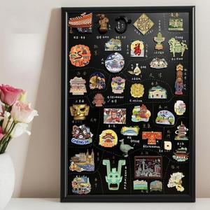 마그네틱 액자 프레임 폴라 보드 냉장고 기념품 디스플레이