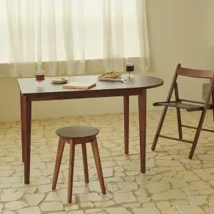 동서가구 모먼트 원목 반원 식탁 테이블 1200 DF927246