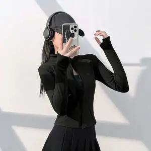 [NS홈쇼핑]하이넥 신축성 트레이닝 부드러운 기모 겨울 자켓 핏 운동 헬스 집업 여성..[35711989]