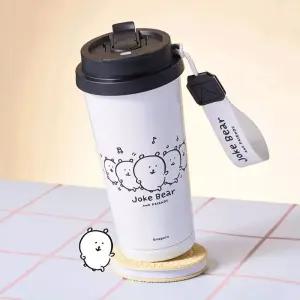 담곰이 베이직 스텐 텀블러 520ml캐릭터보틀 유아동보 동물병 식기 어린이물 피규어 빨대물컵 휴대용보