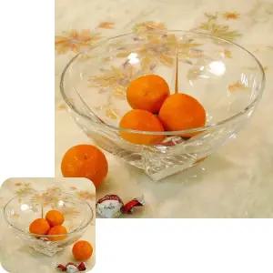 굿테라 빙수 디저트볼 샐러드볼 접시 믹싱볼 화채볼 과자그릇 크리스탈 24.5cm