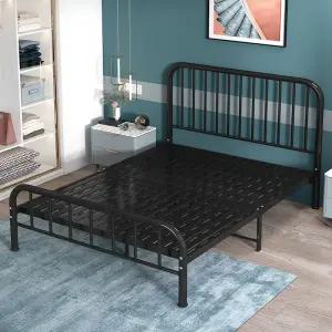 북유럽 조립식 침대틀 싱글 더블 철제 프레임 침대