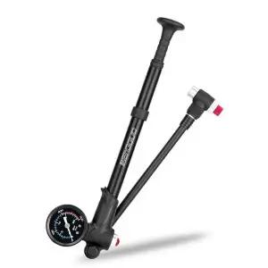 [골드스마일]자전거 게이지 내장 공기 펌프 휴대용 기압계 고압 주입기