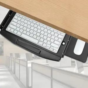 메탈 각도조절 슬라이딩 키보드 트레이 받침대