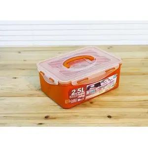 황토누름락4호소_2.5L 밀페용기 반찬통 저장용기 두부용기 다용도용기