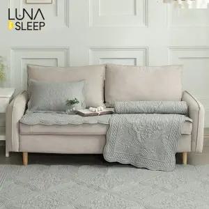 [4인용]목화솜 자수퀼팅 통워싱 소파패드 1+1 세트(+멀티매트)