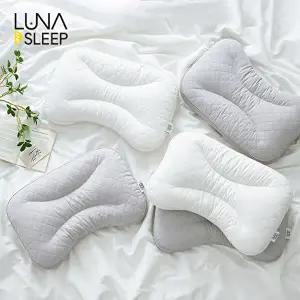 [루나앤슬립][4종세트]기능성 메모리큐브 경추지지베개 4개 세트