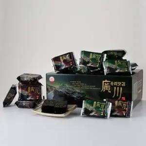 [수출하는 김] 광천 우리맛김 재래+파래 식탁김 12g x 20봉 선물세트