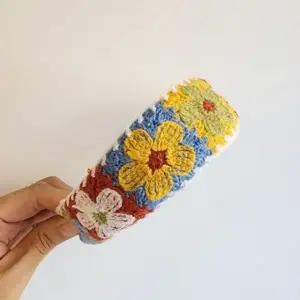 머리띠 크로쉐 니트