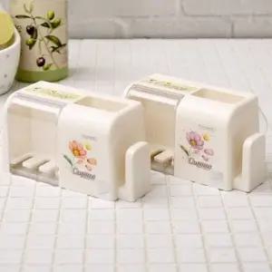 ( )한솔 칫솔꽃이 칫솔홀더 칫솔거치대 걸이 칫솔꽂이 칫솔건조대 칫솔 소 벽걸이 코스모스