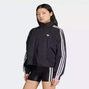 아디다스 트랙탑 adidas 3-스트라이프 우븐 윈드브레이커 - 블랙화이트  JX1451
