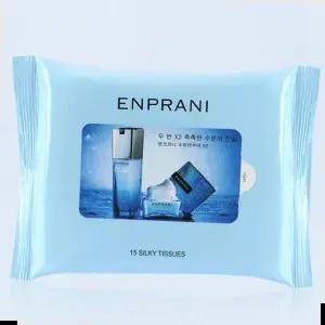 15매 메이크업잔여물 클렌징워터함유 클렌징티슈 10개