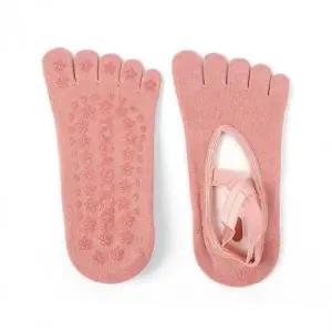 [골드스마일]크로스 미끄럼방지 덧신 요가양말