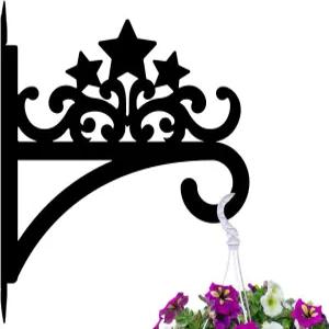 야외 실내 행잉 식물 꽃 양치 화분 랜턴 새 모이통용 피코블루 철제 걸이 후크 12 x14 현관 정원 농가용