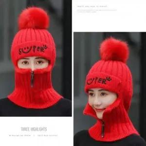 [골드스마일]방한모자 SUPER벨 RED 겨울모자