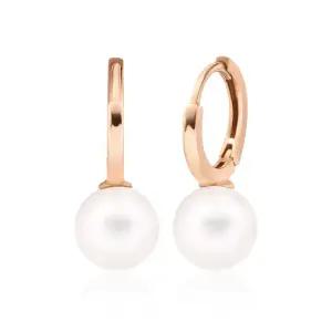 18K 클래식무드 담수진주 원터치 귀걸이 한쌍 JNE21107