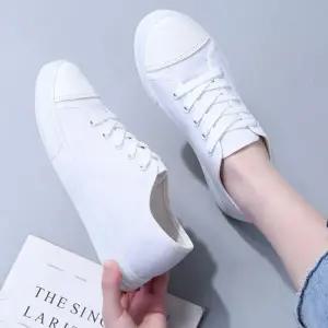 [오노마] ONM 여성 2컬러 학생 데일리 스니커즈 끈운동화 캔버스화