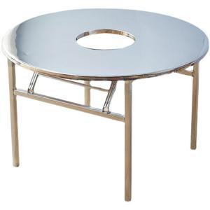 업소용 숯불 테이블 고기 스텐 원형 식탁 깡통 돼지갈비