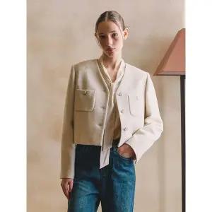 [올리브데올리브](광주신세계)[On-line exclusive] V넥 크랍 울 자켓 OH4WJ141