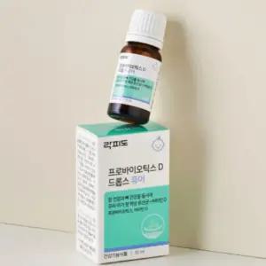 락피도 프로바이오틱스 D 드롭스 퓨어 아기 유아 10ml BNA