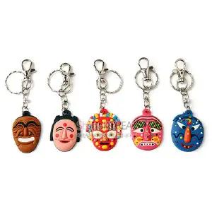 민속열쇠고리5p세트-하회탈