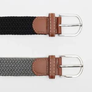 패브릭벨트 꽈배기 스판 벨트 2p세트 멋쟁이 핀버클