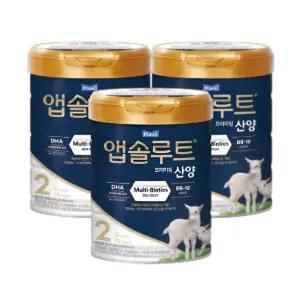 앱솔루트 산양 분유 2단계 750g 3캔