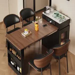 확장형 식탁 테이블 공간활용 베란다 이동식 인테리어 탁자