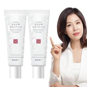 [김소형헤밀레](실속구성)김소형 본초순백 비단쌀 안색 선크림 2개