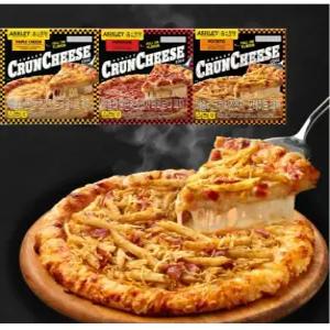 애슐리 크런치즈엣지 피자 3판 (페퍼로니 1+포테이토 1+트리플치즈 1)