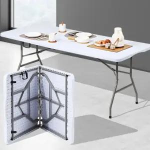 접이식테이블1800 야외피크닉 브로몰딩 철제 플라스틱 야외테이블