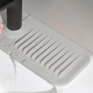 주방 싱크대 물받이 패드 슬림 실리콘 소재 배수구 주변 위생 관리용