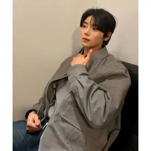 (국내매장정품) MINDBRIDGE [오정규 PICK][COUTURE]피그먼트 워싱 오버핏 집업 점퍼 M1JP2173 227446