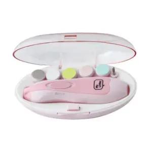 스에노 신생아 네일트리머 아기 손톱 출산 선물 핑크