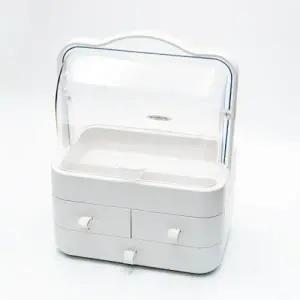 ( )투명 메이크업 화장품 정리함 서랍 수납 케이스
