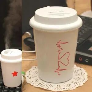 탁상용가습기 테이크 아웃 USB 미니 컵 가습기 사무실 탁상용 차량용