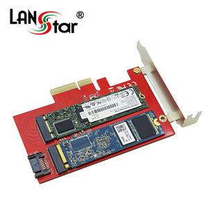 (LANSTAR) M.2 SATA to PCI-e카드/LS-PCIE-M2SATA