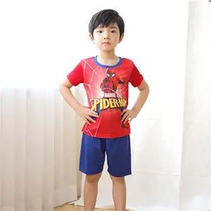 [보리보리/토토와모모]유아 아동 여름 아기 반팔 어린이 마블 실내복 / 스파이더맨