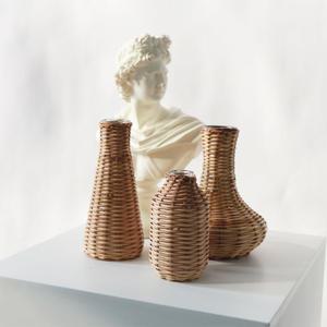 인테리어 라탄 화병 도자기 유리 빈티지 꽃병 8종