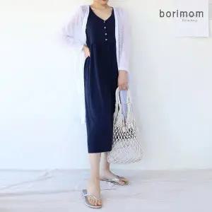 [보리보리/보리맘]네온 단추 수유복 나시 수유 원피스  임부복 홈웨어 잠옷 TA379