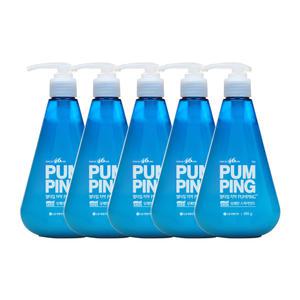 페리오 펌핑치약 스피아민트 285g, 5개