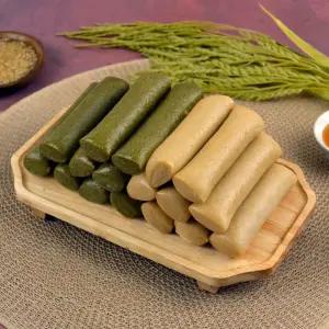 우리쌀 옛날 가래떡 먹을복세트 (발아현미+현미쑥) 총 2kg