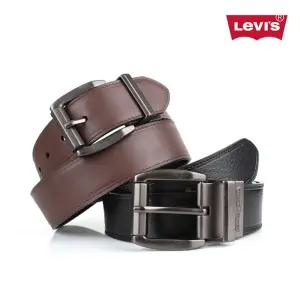 갤러리아 리바이스 가죽 남성벨트 블랙 브라운 양면벨트 BL07