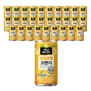 미닛메이드 에센셜 오렌지, 175ml, 30개
