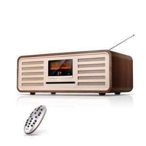 다기능 진공관 오디오 스피커 아날로그 라디오 블루투스 알람 시계 NFC BZ-T8800 브리츠