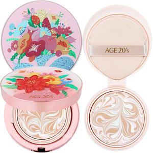 AGE20s 에이지투웨니스 에센스 커버팩트 플로라 23호 본품+리필 (케이스랜덤)